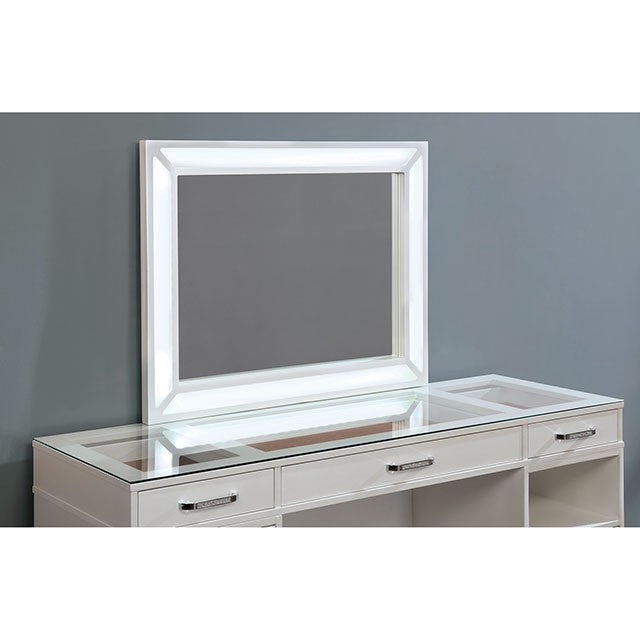 Vickie Luminous White Vanity