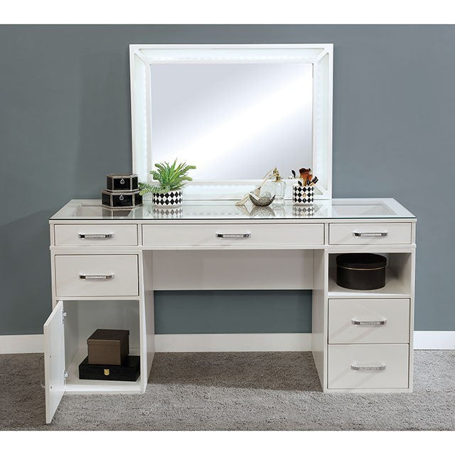 Vickie Luminous White Vanity