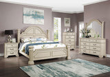 Pamphilos Antique White Bed