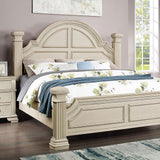 Pamphilos Antique White Bed