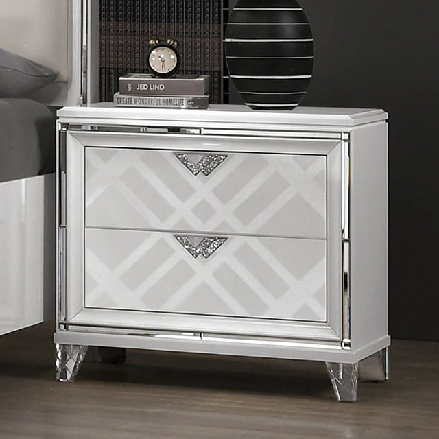 Emmeline White Night Stand