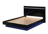 Erlach Black/Chrome Bed