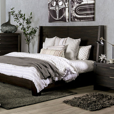 Laurentian Dark Walnut Bed