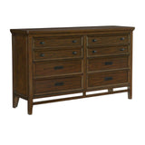 Frazier Brown Cherry Storage Platform Bedroom Set