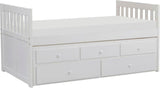 Galen White Youth Panel Storage Trundle Bedroom Set