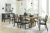 Galliden Light Brown Dining Room Set