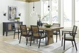 Galliden Light Brown Dining Room Set