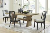 Galliden Light Brown Dining Room Set