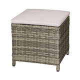 Antigua Gun Metal/Brown/Gray Ottoman