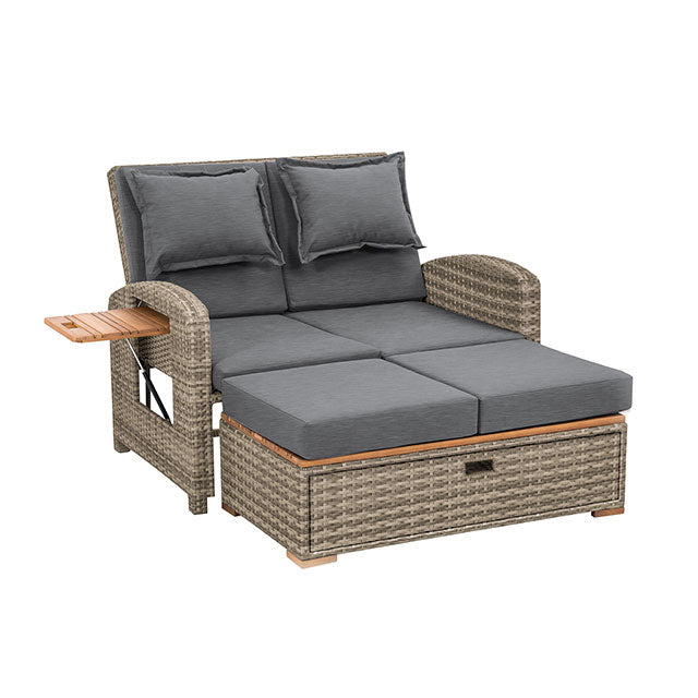 Bahia Tobago Brown/Dark Gray Chaise