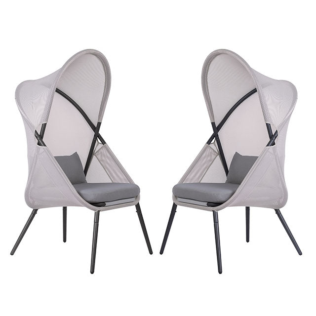 Alverta Light Gray Chair