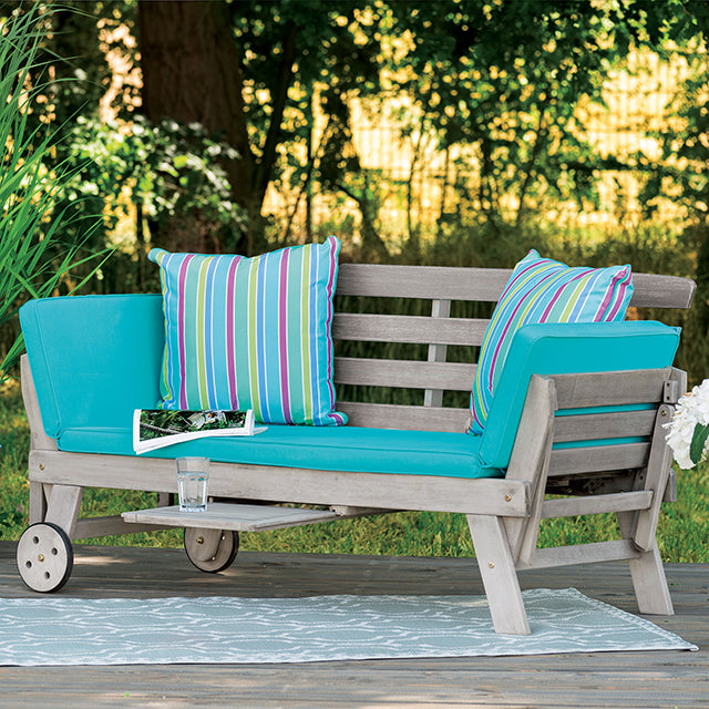 Maui Gray/Turquoise Daybed