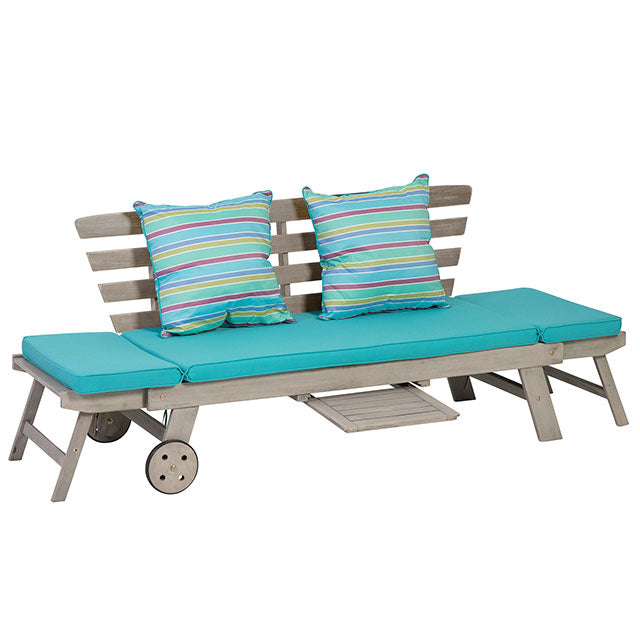 Maui Gray/Turquoise Daybed