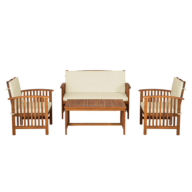 Kyushu Beige/Natural Patio Set