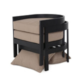 Lotus Black/Light Brown Table Set