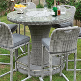 Cyprus Gray Bar Table Set