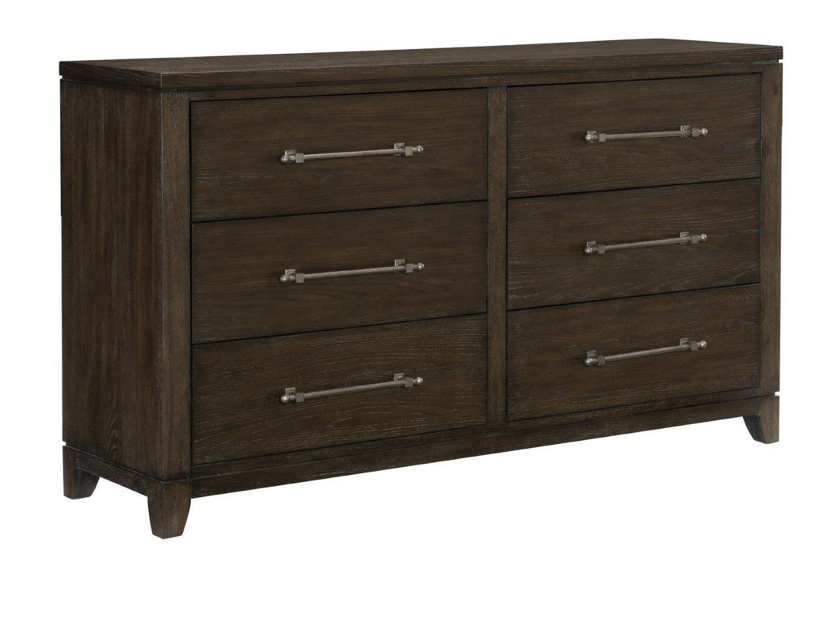 Griggs Dark Brown Panel Bedroom Set