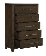 Griggs Dark Brown Panel Bedroom Set