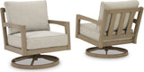 Hallow Creek Driftwood Outdoor Living Room Set