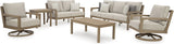 Hallow Creek Driftwood Outdoor Living Room Set