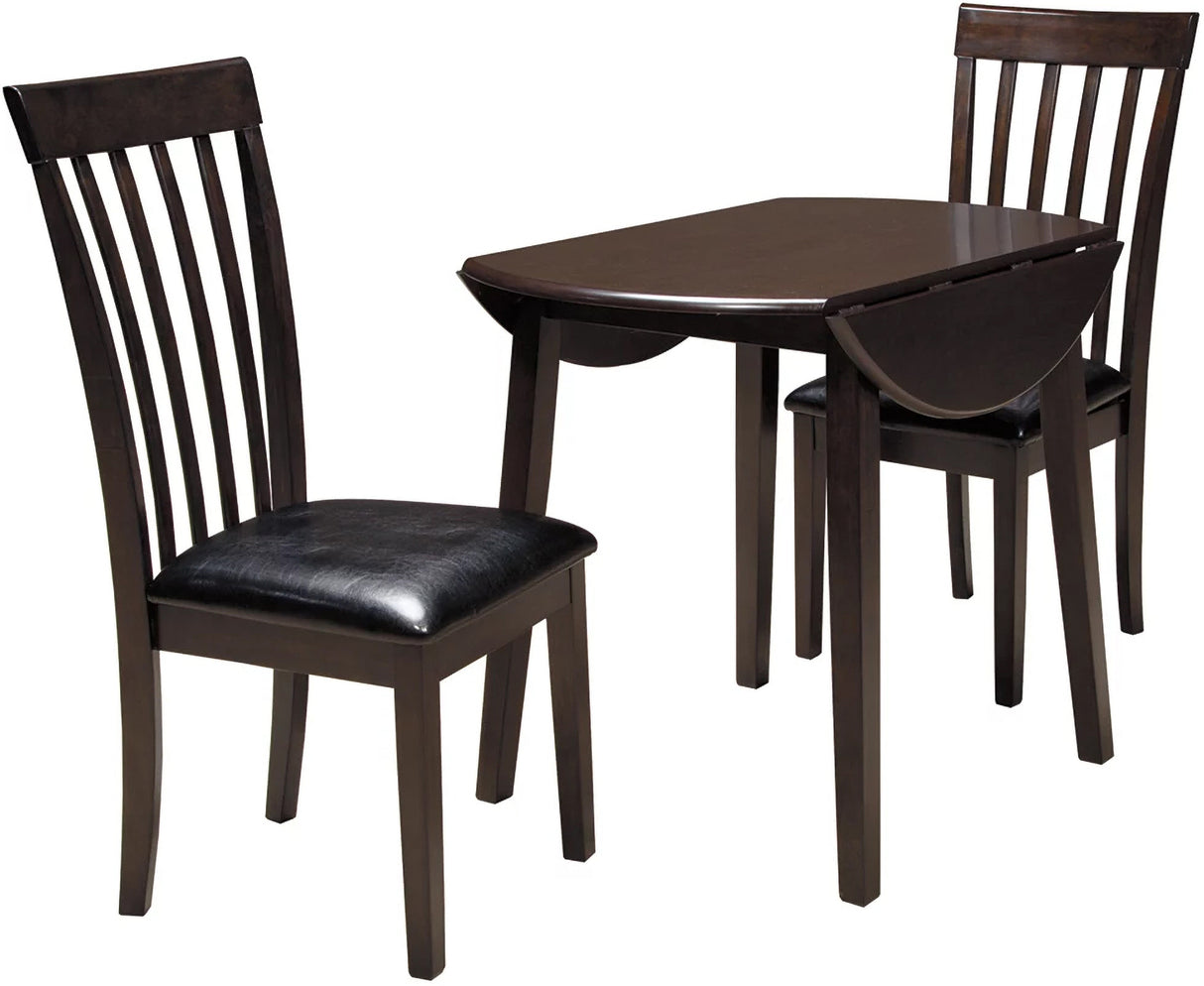 Hammis Round Drop Leaf Dining Room Set