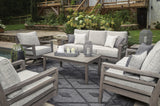 Hillside Barn Gray And Brown Outdoor Living Room Set