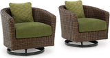 Horizon Hall Outdoor Conversation Sets In Brown and Green