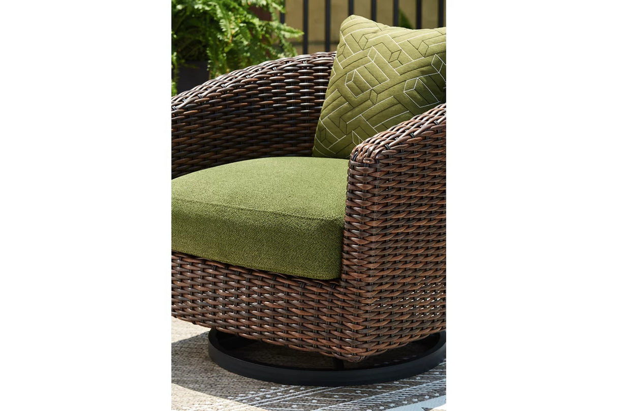 Horizon Hall Outdoor Conversation Sets In Brown and Green