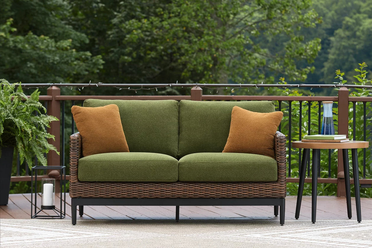 Horizon Hall Outdoor Conversation Sets In Brown and Green