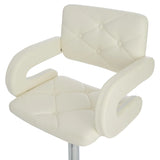 Vera Diamond Tufted Vanity Stool