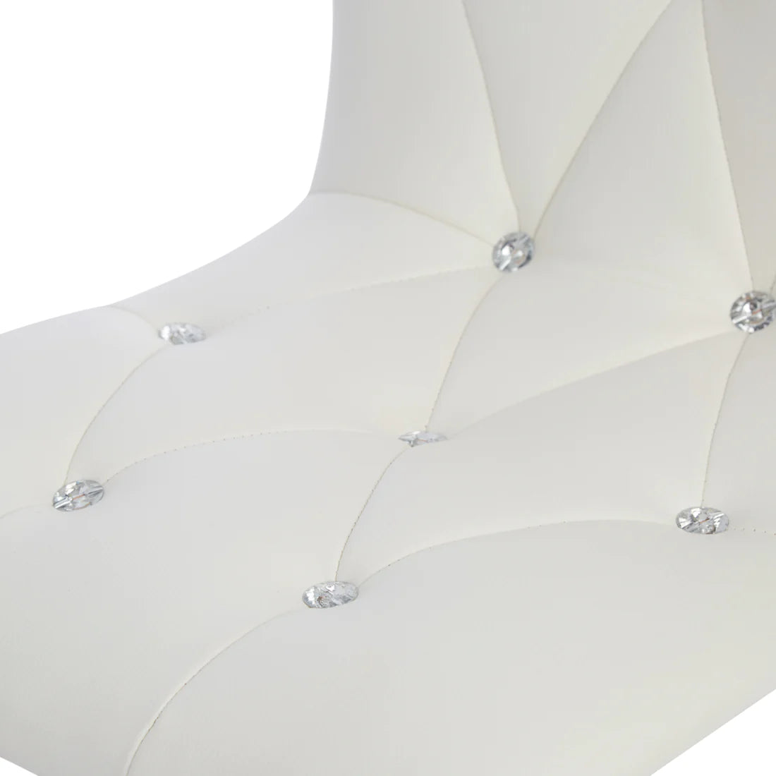 Evelyn Diamond Tufted Vanity Chair