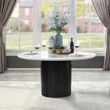 Jaramillo Round Dining Room Set In Black