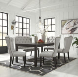 Jeanette Black Rectangular Dining Room Set