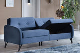 Juniper (Right) 3 Seat Sleeper (Vika Navy Blue)