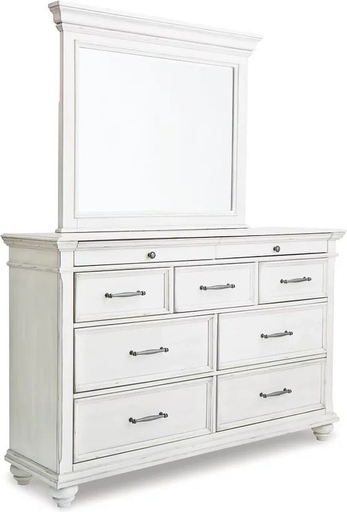 Kanwyn Bedroom Set In White Wash