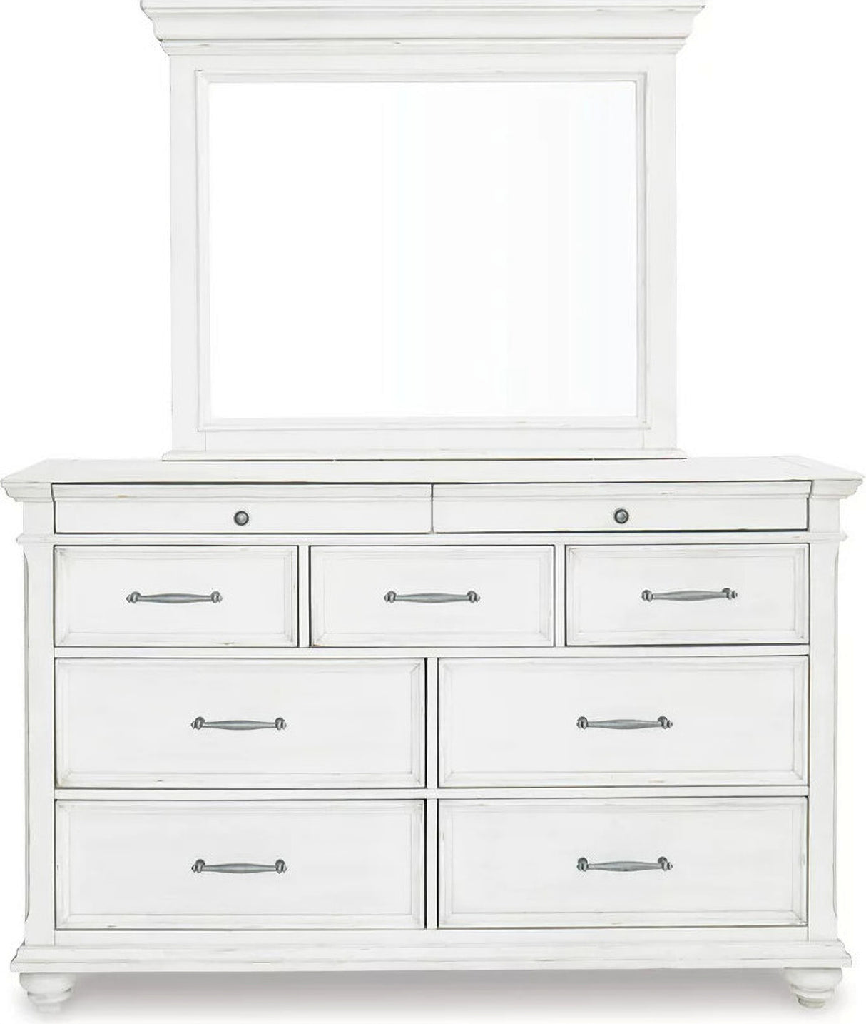 Kanwyn Bedroom Set In White Wash