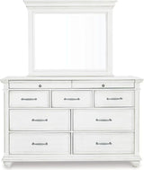 Kanwyn Bedroom Set In White Wash