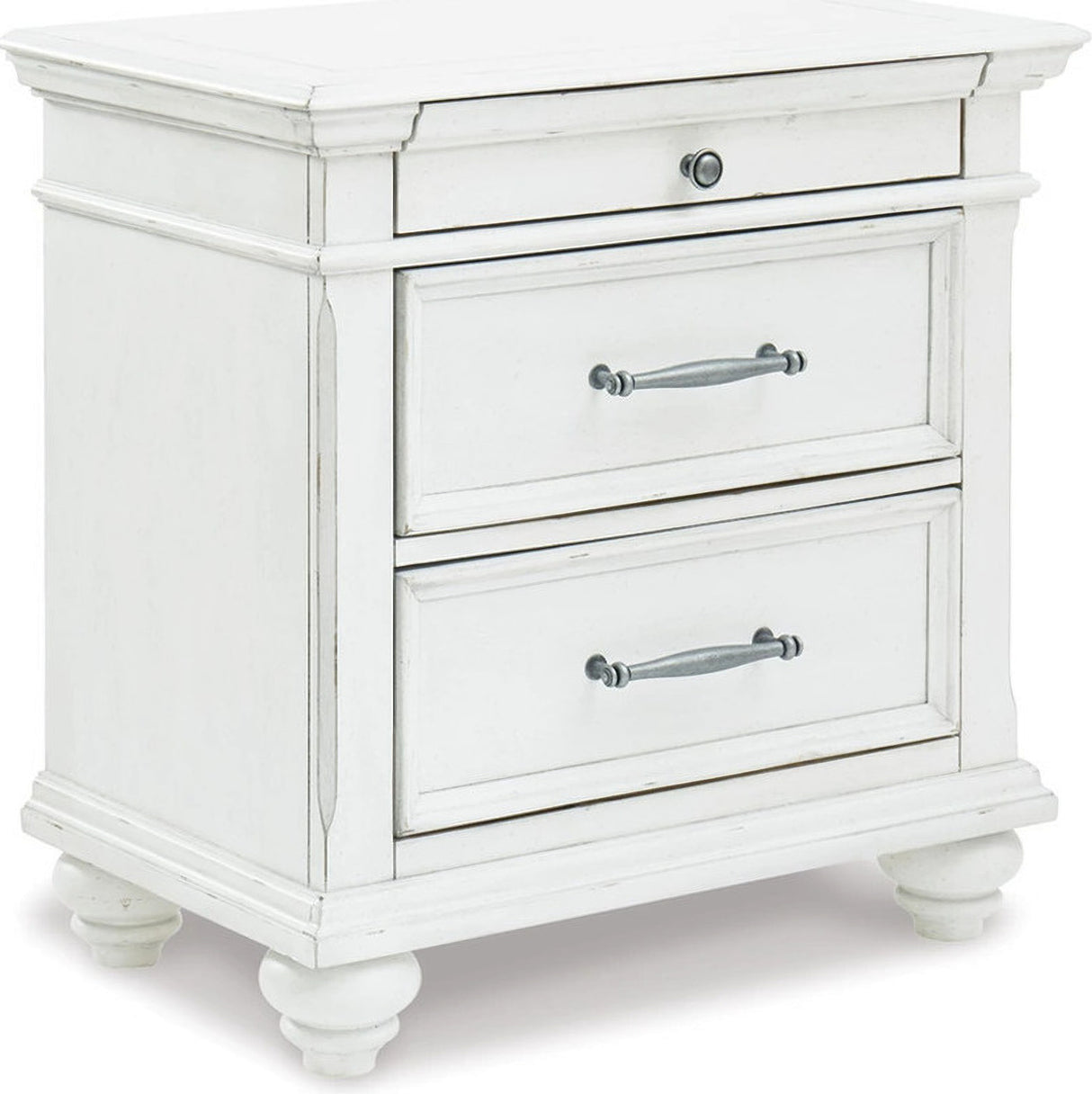 Kanwyn Bedroom Set In White Wash