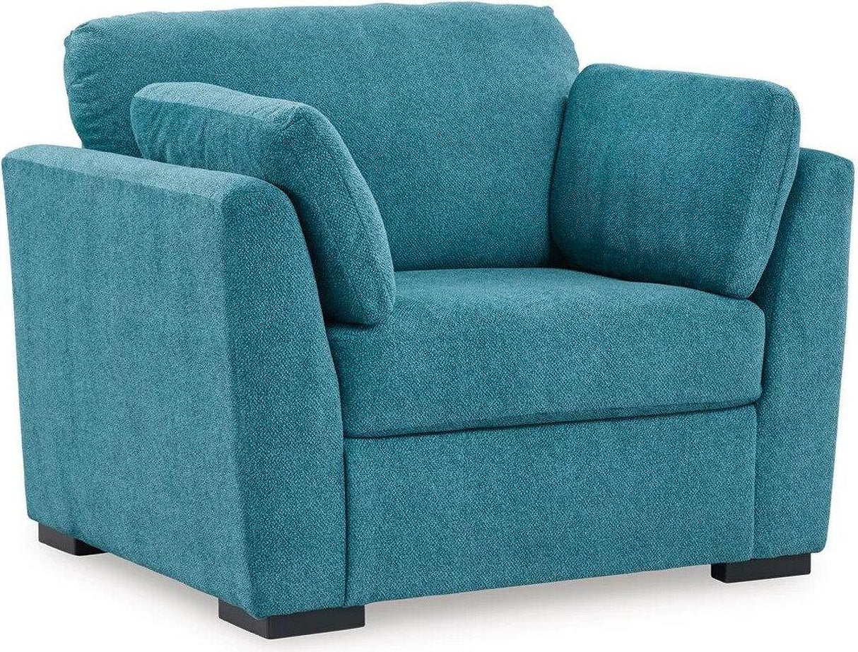 Keerwick Living Room Set In Teal