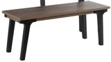 Kennedy Bench (L.Walnut) 1 Piece