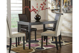 Kimonte Dining Room Set In Dark Brown and Beige