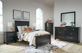 Lanolee Youth Bedroom Set In Black