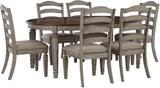 Lodenbay Brown And Antique Gray Extendable Dining Room Set