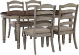 Lodenbay Brown And Antique Gray Extendable Dining Room Set