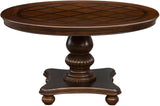 Lordsburg Brown Cherry Round Dining Room Set