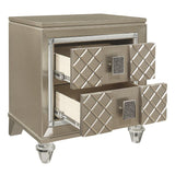 Loudon Champagne Metallic Youth Platform Bedroom Set