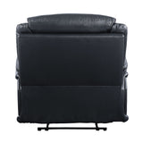 Ralorel Black Top Grain Leather Recliner