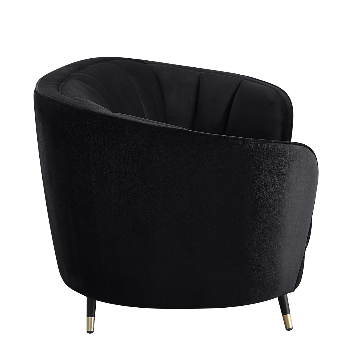 Achim Black Velvet Sofa