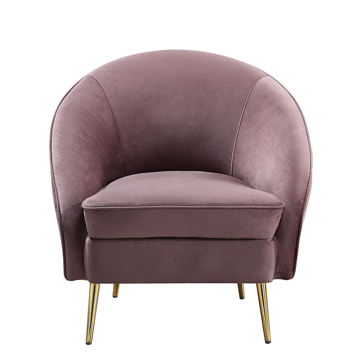 Abey Pink Velvet Chair