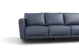 Astonic Blue Leather Sofa